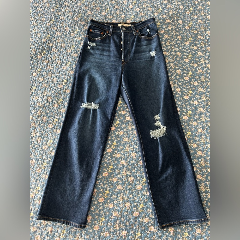 Levi’s Women’s Ribcage Straight Ankle Jeans, Size 4/27